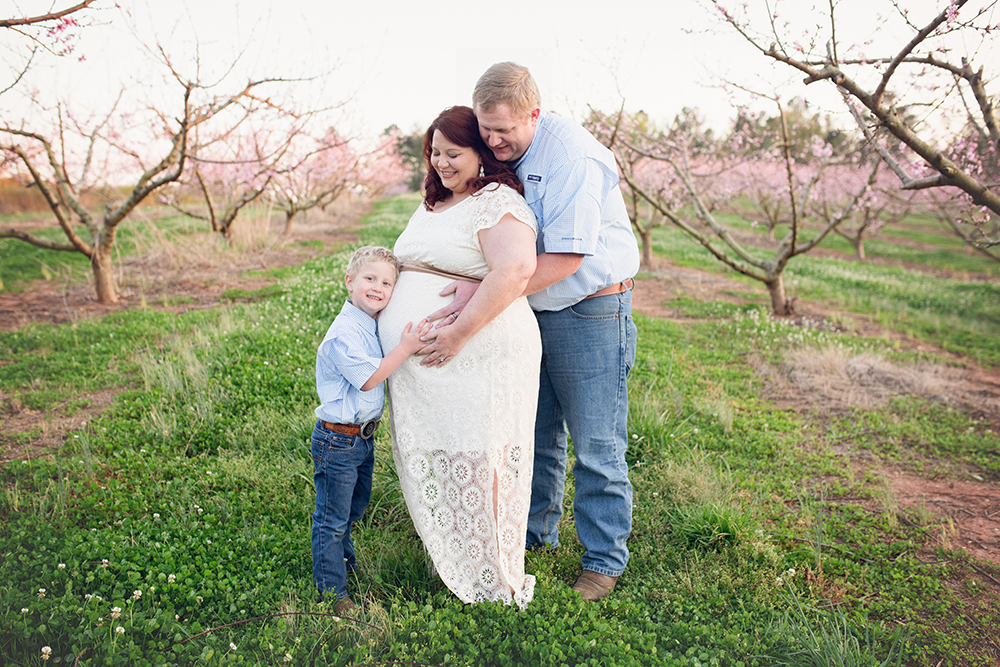 SamiM Photography Spring Portraits Peach Blossoms Dickey farms