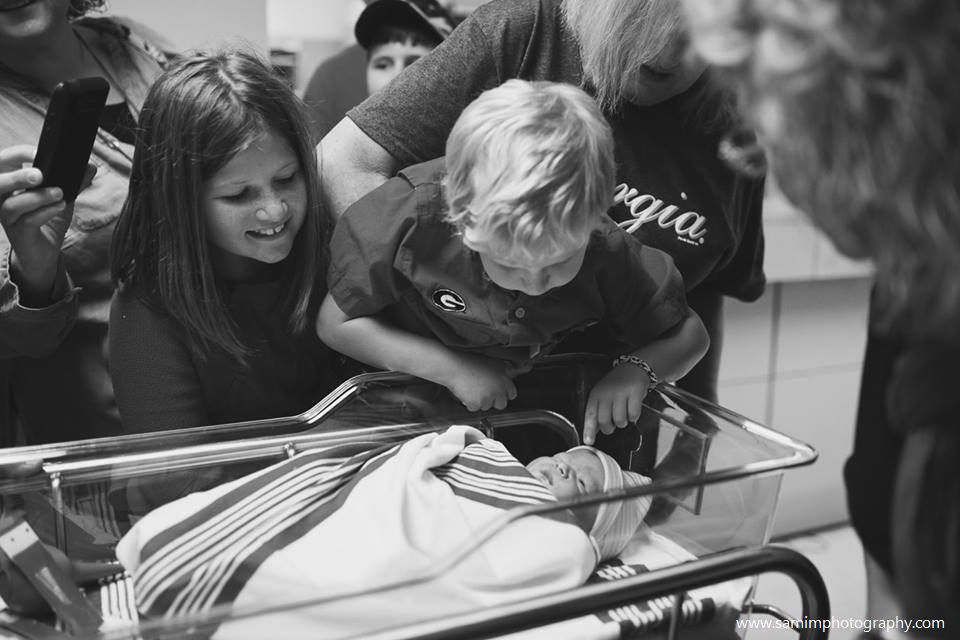 C-section birth at Tift Regional Tifton Birth photographer