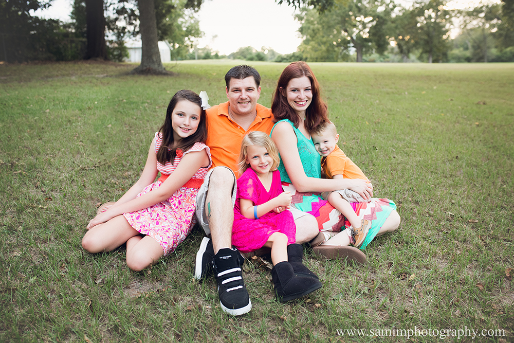 Ashburn Ga photographer a colorful family session
