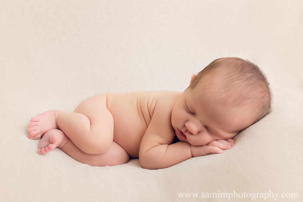 valdosta GA photographer neutral studio newborn session