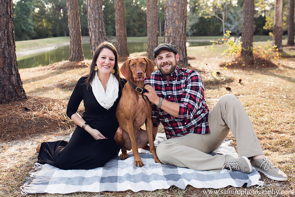 Ashburn Ga Photographer Fall Plaid Maternity Session