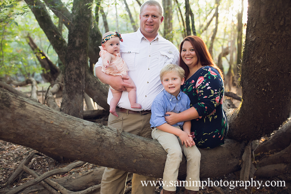 Ashburn Ga Photographer Country Family session Ross Lake wildflower