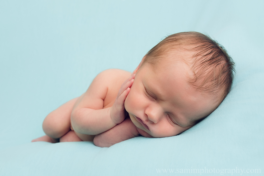 Ashburn GA photographer Snuggly Newborn Studio Session