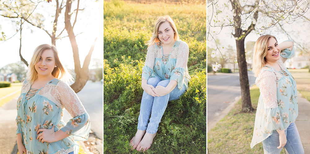 Ashburn Ga Senior Photographer styling senior session floral spring senior session