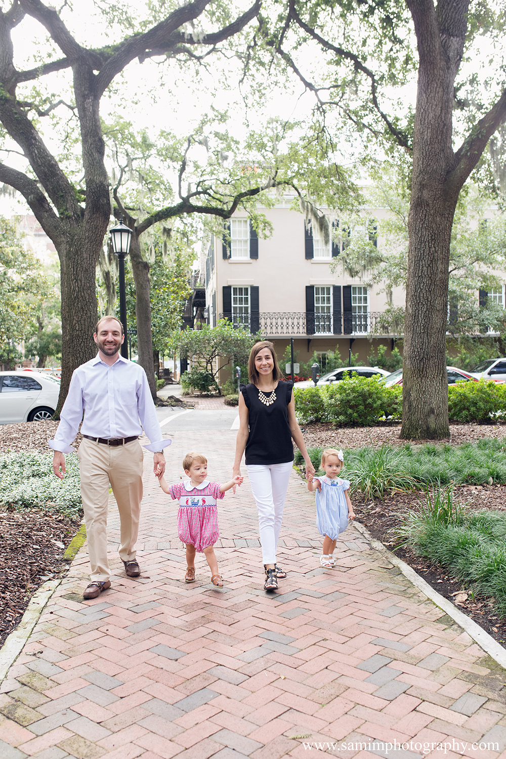 Downtown Savannah Family Session