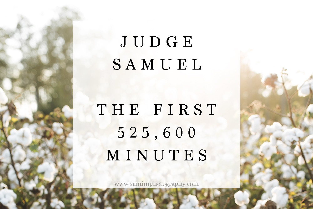 Judge Samuel // the first 525,600 minutes