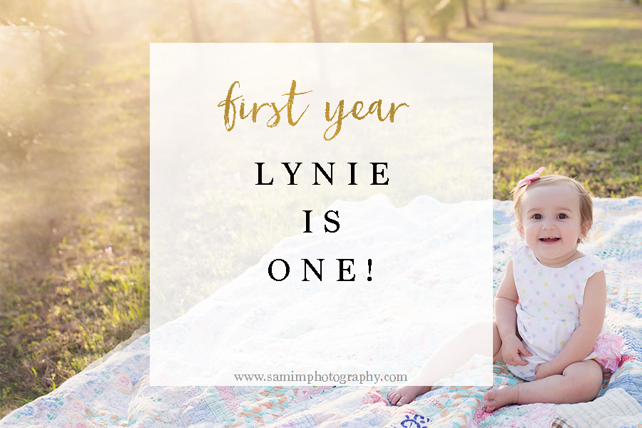 Lynie // 1st birthday in the pines